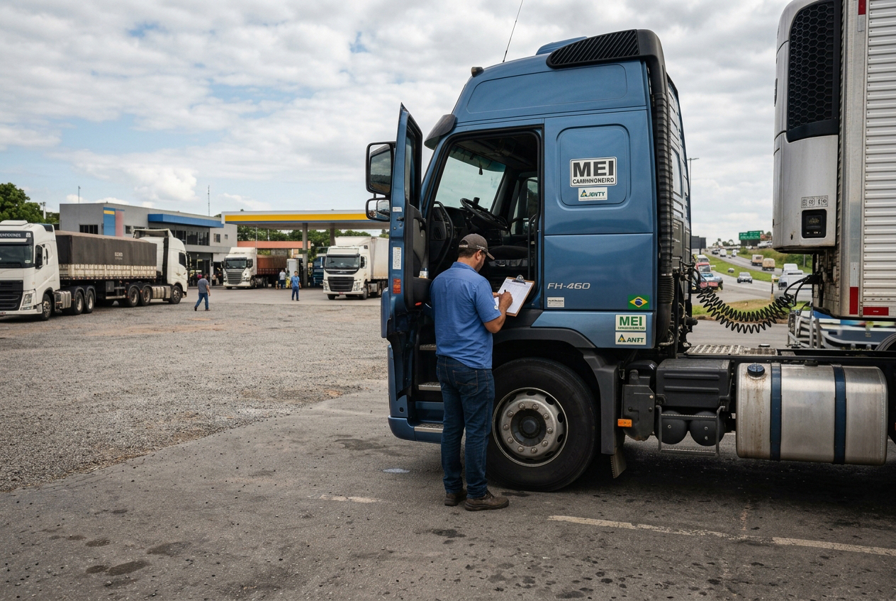 MEI Caminhoneiro: faturamento, limite e regras para se regularizar